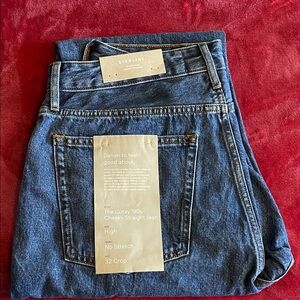 Everlane Classic Straight high rise Jeans in Blue